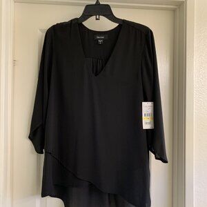 Karen Kane Black Blouse size Medium